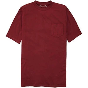 Falcon Bay Sportswear 'Falcon Bay' Men's Short Sleeve Pocket Tee - Wine
