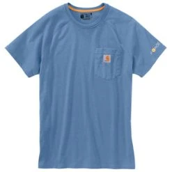 'Carhartt' Men's Midweight Force® Cotton Pocket T-Shirt - Coastal
