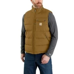 'Carhartt' Men's Montana Loose Fit Insulated Vest - Oak Brown