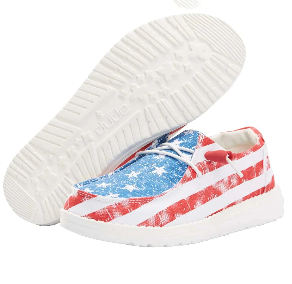 'Hey Dude' Women's Wendy - Star Spangled - Image 2