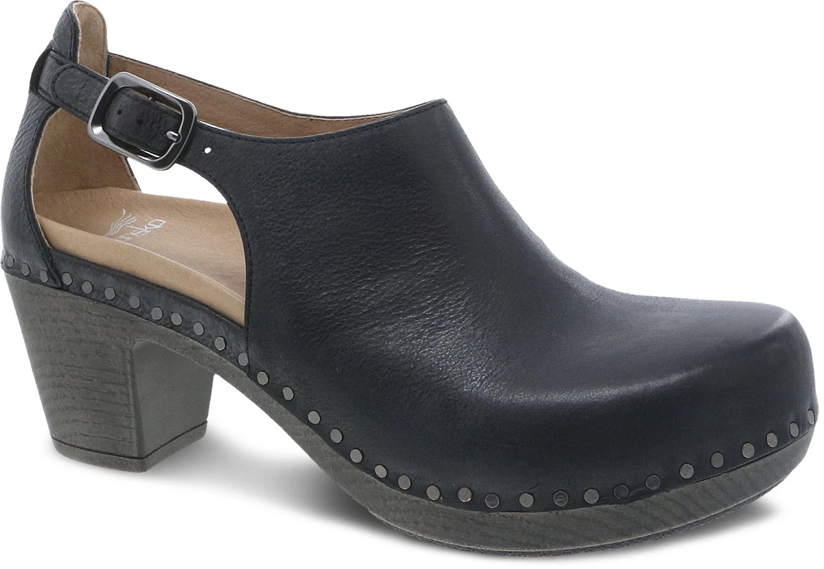 'Dansko' Women's Sassy - Black Milled Burnished Nubuck - Image 4