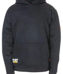 'Caterpillar' Men's Fire Resistant Hooded Sweatshirt - Black