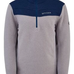 SPYDER ACTIVE SPORTS 'Spyder' Men's Encore 1/2 Zip Fleece - Alloy Abyss