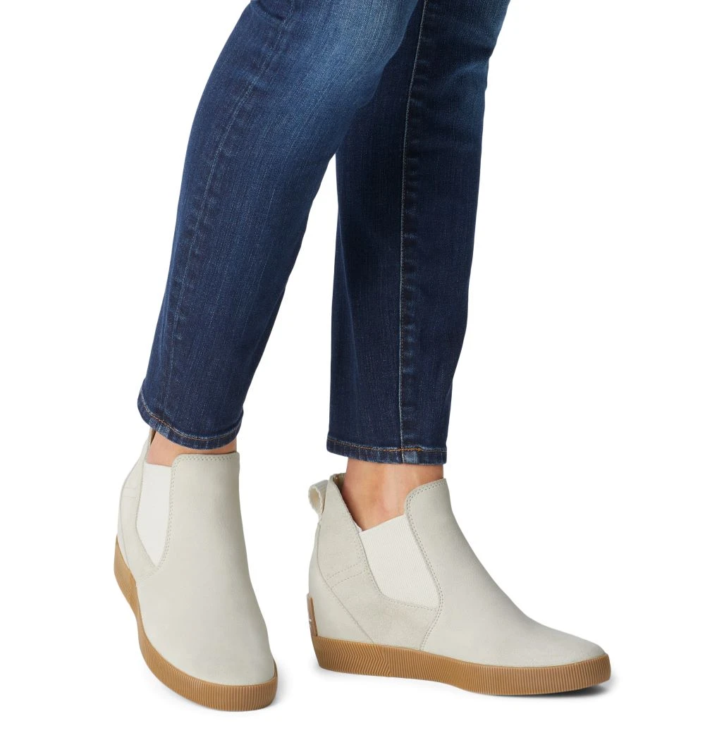 'Sorel' Women's Out 'N About Slip On Wedge Bootie - Chalk / White - Image 6