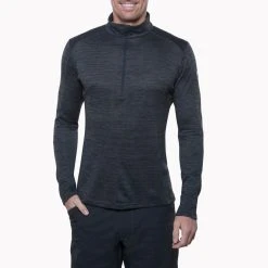 'Kuhl' Men's Alloy 1/4 Zip Sweater - Graphite