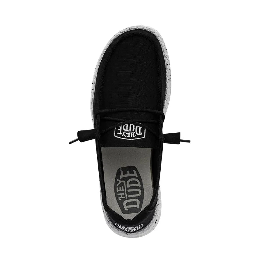 'Hey Dude' Women's Wendy Slub Canvas - Black - Image 2
