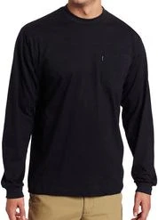 'KEY' Men's Heavyweight Pocket T-Shirt - Black