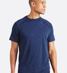TASC Performance 'TASC' Men's Carrollton Bamboo Tee - Classic Navy Heather