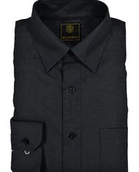 FX Fusion 'F/X Fusion' Men's LS Micro Dot Tonal Solid - Silver