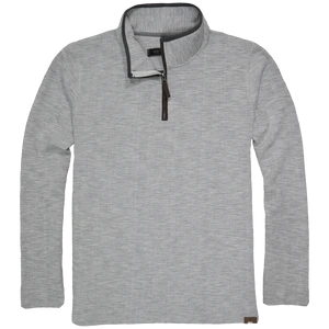 'Dakota Grizzly' Men's Dash 1/4 Zip Pullover - Platinum