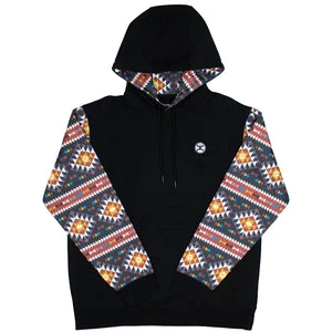 'Hooey' Men's "Summit" Hoody - Black / Red