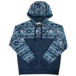 'Hooey' Men's "Indigo Jimmy" Hoody - Navy / Charcoal