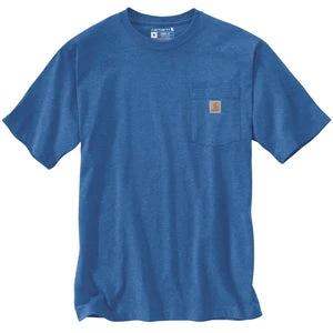 'Carhartt' Men's Loose Fit Heavyweight Pocket T-Shirt - Light Cobalt Heather