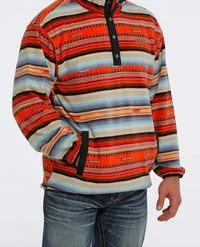 'Cinch' Men's Polar Fleece Pullover - Multi