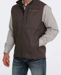 'Cinch' Men's Bonded Vest - Brown