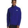 'The North Face' Men's Textured Cap Rock 1/4 Zip Fleece -Lapis Blue
