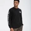 'The North Face' Men's Long Sleeve Hit T-Shirt - TNF Black