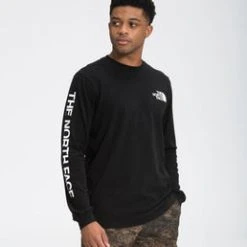 'The North Face' Men's Long Sleeve Hit T-Shirt - TNF Black