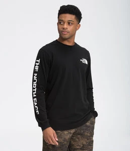 'The North Face' Men's Long Sleeve Hit T-Shirt - TNF Black