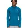 'The North Face' Men's Wander 1/4 Zip - Banff Blue
