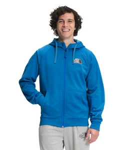 'The North Face' Men's Exploration Full Zip Hoodie - Hero Blue Heather