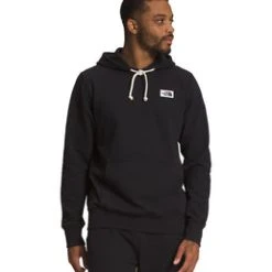 'The North Face' Men's Heritage Patch Pullover Hoodie - TNF Black