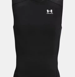 'Under Armour' Men's HeatGear® Sleeveless Compression - Black / White