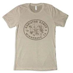 'Dale Brisby' Men's Radiator Ranch Circle Tee - Tan