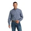'Ariat' Men's Kase Classic Long Sleeve - Skyfall