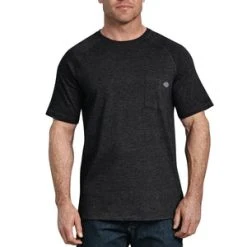 'Dickies' Temp-iQ Performance Cooling T-Shirt - Heather Black
