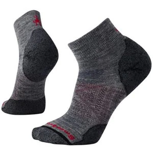 Smartwool PhD Outdoor Light Mini Socks - Medium Gray / Black