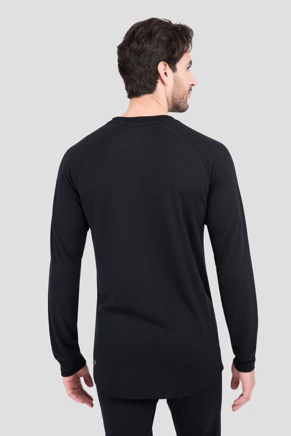 TERRAMAR BASE LAYER 'Terramar' Men's 2.0 Thermapeak® Heritage Crew - Black - Image 2