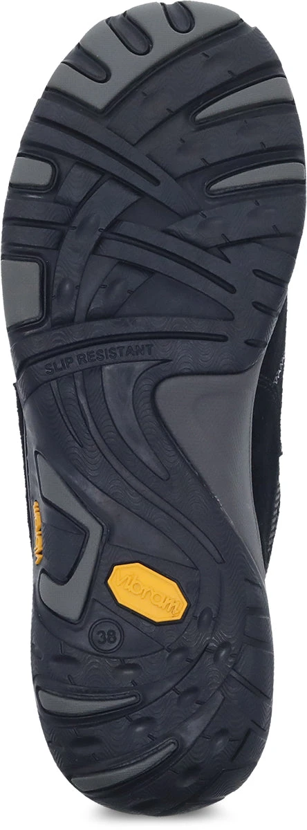 'Dansko' Women's WP Paisley - Black Suede (Wide) - Image 3