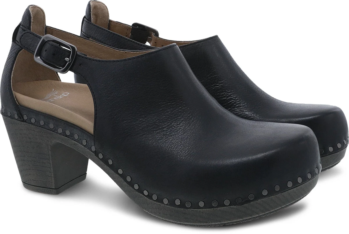 'Dansko' Women's Sassy - Black Milled Burnished Nubuck - Image 5