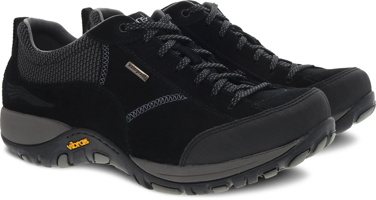 'Dansko' Women's WP Paisley - Black Suede (Wide) - Image 5