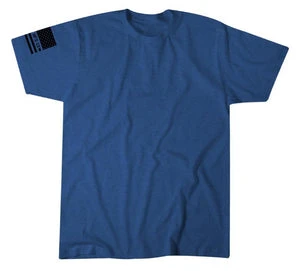 Howitzer Clothing 'Howitzer' Men's Standard Patriot Tee - Electric Blue Heather