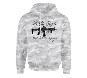 Howitzer Clothing 'Howitzer' Men's Infringed PO Hood - White Camo