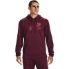 'Under Armour' Men's Armour Fleece® Big Logo Hoodie - Dark Maroon / League Red