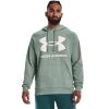 'Under Armour' Men's Rival Fleece Big Logo Hoodie - Opal Green / Onyx White