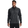 'Under Armour' Men's 1/2 Zip Fleece - Black / Black