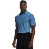 'Under Armour' Men's T2G Printed Polo - Victory Blue