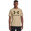 'Under Armour' Men's Freedom Logo T-Shirt - Desert Sand / Marine OD Green
