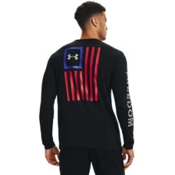 'Under Armour' Men's Freedom New Flag T-Shirt - Black