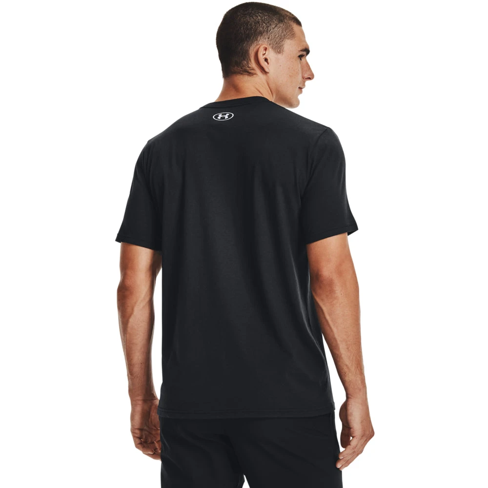 'Under Armour' Men's New Freedom BFL T-Shirt - Black / White - Image 2