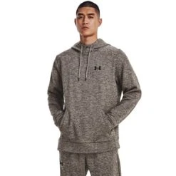 'Under Armour' Men's Fleece Twist Hoodie - Pewter