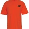 'Caterpillar' Men's Trademark Tee - Adobe Orange